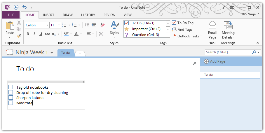 How To Use Onenote For To Do Lists Maineter