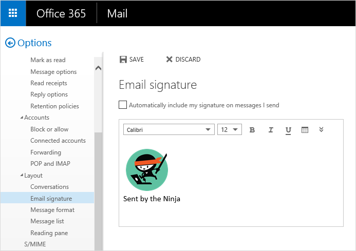 Create Email Signature In Outlook Web App Banksmusli