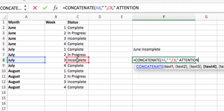 Popular Functions In Excel Lesson 7 Concatenate Bettercloud Riset