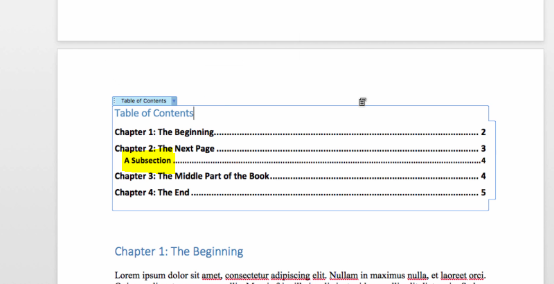 How To Create A Table Of Contents In Word BetterCloud
